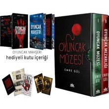 Guardian Oyuncak Mahşeri Yan Boyamalı Kutu Ciltli ve Oyuncak Müzesi Oyuncak Mezarlığı 2 Kitaplık Hediyeli Kutu (Emre Gül) 2li Set