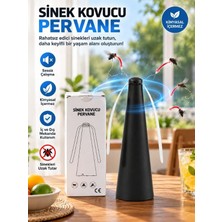Gümrük Bey Taşınabilir Sinek Koruma Fanı | USB ve Pil ile Çalışan Kimyasalsız Kovucu