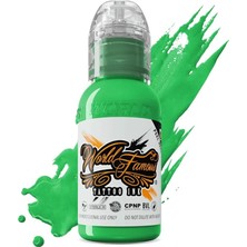 Uravas Store Mint Green - World Famous Ink Dövme Boyası - 1/2OZ/15ML