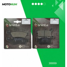 MOTONUM Yamaha Yz 250 (1998 2002) Ön ve Arka Fren Balata Takımı Brenta MTN6499