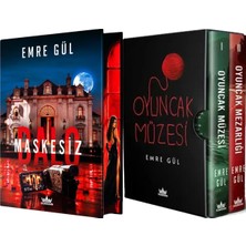 Guardian Maskesiz Balo 1 Yan Boyamalı Ciltli ve Oyuncak Müzesi Oyuncak Mezarlığı 2 Kitaplık Hediyeli Kutu (Emre Gül) 2li Set
