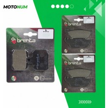 MOTONUM Yamaha Majesty 180 Ön ve Arka Fren Balata Takımı Brenta MTN6532