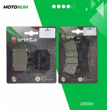 MOTONUM Suzuki Uh 125 Burgman Ön ve Arka Fren Balata Takımı Brenta MTN6530