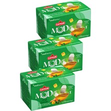 Çaykur Mod Yeşil De-Toks Bardak Poşet Çay 2X20 40GR. Üçlü Paket