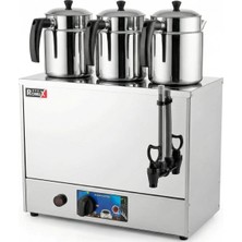 Romux 55 Model Elektrikli 304 Paslanmaz Çelik Çay Makinesi 30 Lt (Demlik Hariç) - RMX-55M