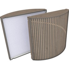 Vicoustic Cinema Round Ultra Fuser Brown Oak | 2'li Paket