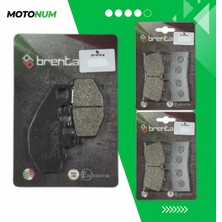 MOTONUM Kawasaki Zx 9 R Ninja (1996 2001) Ön ve Arka Fren Balata Takımı Brenta MTN6291