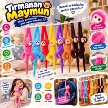 Nare Elleri Yapışan Oyun ve Uyku Arkadaşı Peluş Maymun – Sarılan Sevimli Maymun Oyuncak
