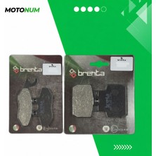 MOTONUM Piaggio X8 250 Ön ve Arka Fren Balata Takımı Brenta MTN6513