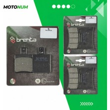 MOTONUM Ducati Monster 620 (2002 2004) Ön ve Arka Fren Balata Takımı Brenta MTN6162