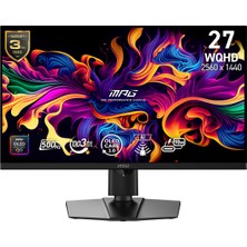 MSI Yenilenmiş Msı Mpg 271QR Qd-Oled X50 27" 0.03 Ms 2k Pivot 500 Hz Oyuncu Monitörü