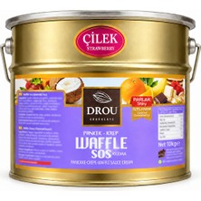 Drou Eko Waffle- Pankek- Krep Sosu Çilekli 10 kg
