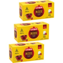 Çaykur Rize Turist Süzen Poşet Çay 2gr 25 Adet Üçlü Paket
