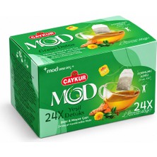 Çaykur Mod Yeşil De-Toks Bardak Poşet Çay 2X20 40GR. Yirmidörtlü Paket