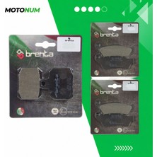 MOTONUM Piaggio X9 250 (2004) Ön ve Arka Fren Balata Takımı Brenta MTN6540