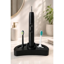 Ceatly Sonicare Uyumlu Elektrikli Diş Fırçası ve Şarj Standı – 2 Fırça Başlığı Bölmeli