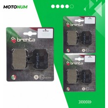 MOTONUM Piaggio Beverly 500 Cruıser Ön ve Arka Fren Balata Takımı Brenta MTN6538