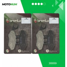 MOTONUM Aprilia Sr Max 300 Ön ve Arka Fren Balata Takımı Brenta MTN6517