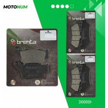 MOTONUM Aprilia Pegaso 650 Trail Ön ve Arka Fren Balata Takımı Brenta MTN6330