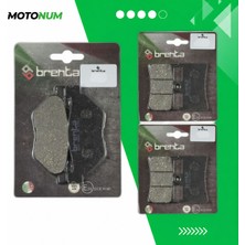 MOTONUM Yamaha Tdm 900 Ön ve Arka Fren Balata Takımı Brenta MTN6185