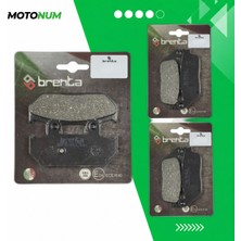 MOTONUM Suzuki An 650 Burgman Ön ve Arka Fren Balata Takımı Brenta MTN6171