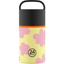 24 Bottles 24BOTTLES Spin Bottle Daydreaming Yellow Paslanmaz Çelik Termos 480 ml Pembe - Sarı