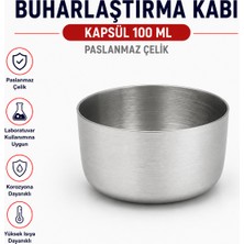 Labolist Buharlaştırma Kabı - Kapsül 100 ml Paslanmaz Çelik
