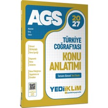  Yediiklim Yayınları 2027 Meb Ags Türkiye Coğrafyası Konu Anlatımı
