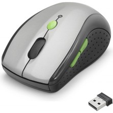 Marsilyan Kablosuz Mouse 800/1600 Dpi - Gri Siyah HDX3405G