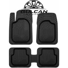 Gülcan Auto Honda Fr-V Uyumlu 2005-2009 3D Havuzlu Paspas | Kaymaz | Kokusuz | Kolay Temizlenebilir | 4'lü Set