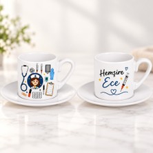 Aion Casa Aıon Casa Hemşire Temalı Türk Kahvesi Fincanı Tek Kişilik
