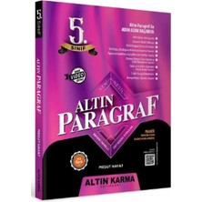 Altın Karma Yayınları 5. Sınıf Altın Paragraf Soru Bankası