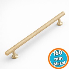 Nzb Mutfak Mobilya Dolabı Çekmece Dolap Kulpları Kapak Kulbu Kulpu Altın Gold 160 mm Metal Kulp