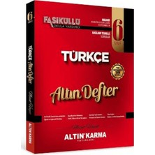 Altın Karma Yayınları 6. Sınıf Türkçe Altın Defter