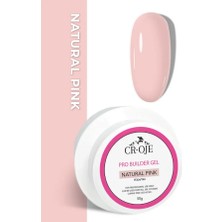 Cr-Oje (Orta Akışkan Kıvam) Pro Builder Gel (Natural Pink) 50 gr