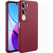 Vivo Y31 5g Uyumlu Zore Mara Lansman Kadife Iç Yüzeyli Silikon Kılıf - Lyon Tech