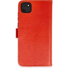 Uravas Store Mey Ithalat®  Huawei Y5P Kılıf Trend S Plus Kapaklı Kılıf - Kırmızı