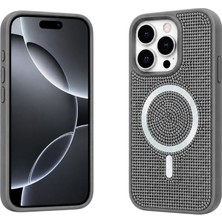 Nettech Apple iPhone 16 Pro Max Uyumlu Taşlı Seri Arka Koruma Kılıf