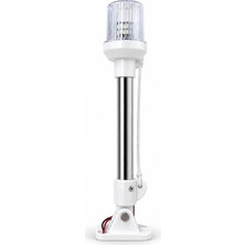 Han Marin 30 cm LED Aydınlatmalı Krom Bayrak Direği