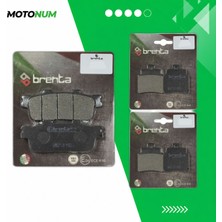 MOTONUM Sym Joymax 250 Ön ve Arka Fren Balata Takımı Brenta MTN6262