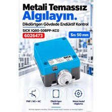 SICK Sıck IQ80-50BPP-KC0 Dikdörtgen Endüktif Yaklaşım Sensörü 6026473