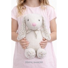 Hayal Bahçesi Papyonlu Tavşan Peluş 45 cm