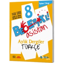 Becerikli Asistan 2026 8. Sınıf Türkçe Aylık Dergiler Seti