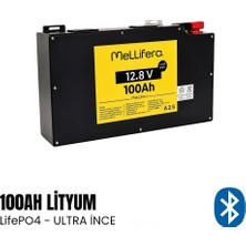 MELLİFERA Mellifera Lityum Akü 100AH Lifepo4 12.8V - Ultra Slim