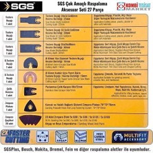 Mey İthalat Mey Ithalat® Sgs 1880 Raspalama Seti 27 Parça