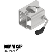 Knott Destek Tekeri Bağlama Kelepçesi 60MM - Galvaniz