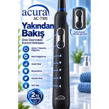 Acura AC-7101 Döner Başlıklı Profesyonel Şarjlı Diş Fırçası