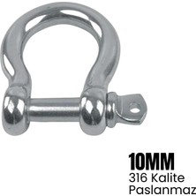 Shuivan Shuıvan Zincir Kilidi 10MM Omega Tip - 316 Paslanmaz