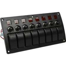 Shuivan Shuıvan Bfy 8'li Switch Panel Tam Otomatik Sigorta Paneli - Işıklı