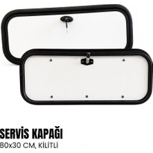 Shuivan Shuıvan Bagaj Kapağı Servis Kapısı 80X30 cm (Kilitli) - Beyaz